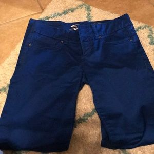 Blue legging pants
